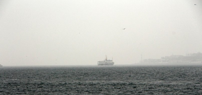 Maritime traffic in Istanbul Strait suspended due to heavy fog