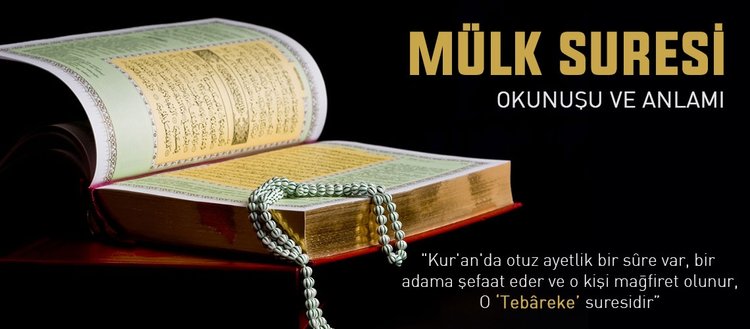 mulk tebareke suresi arapca okunusu
