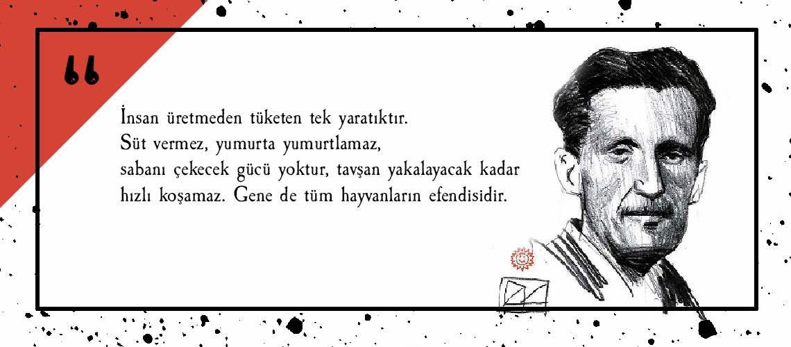 George Orwell’in metaforlarla dolu kitabı hayvan çiftliğinden 20 alıntı