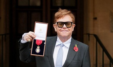 Worldwide-famous singer Elton John receives elite royal honour from Prince Charles