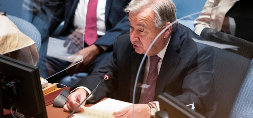 UNS GUTERRES: CLIMATE CHANGE INCREASES RISK OF VIOLENT CONFLICT