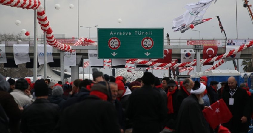 Cumhurbaşkanı Erdoğan, Avrasya Tüneli’ni açtı