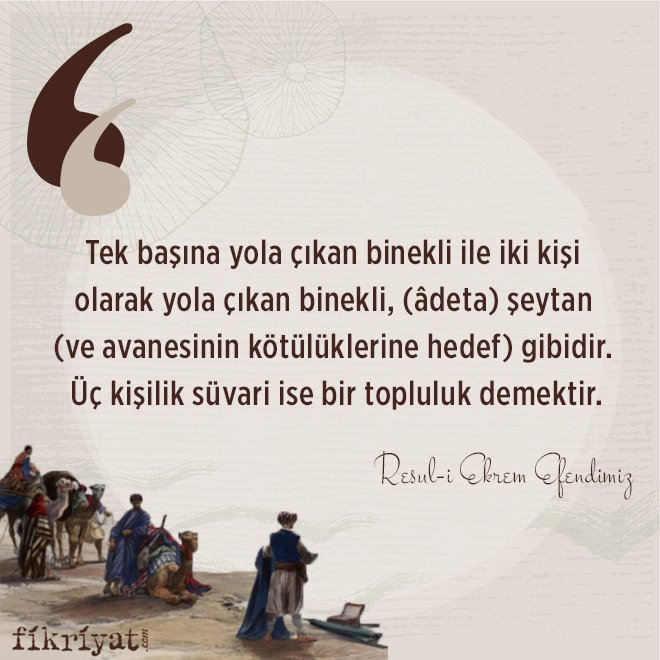 Yolculuk hakkında 25 hadis