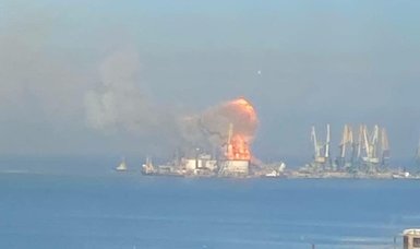 Ukraine says Russian landing ship destroyed