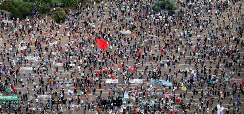 THOUSANDS OF ISRAELIS RALLY TO PROTEST BENJAMIN NETANYAHUS PLAN ON WEST BANK ANNEXATION