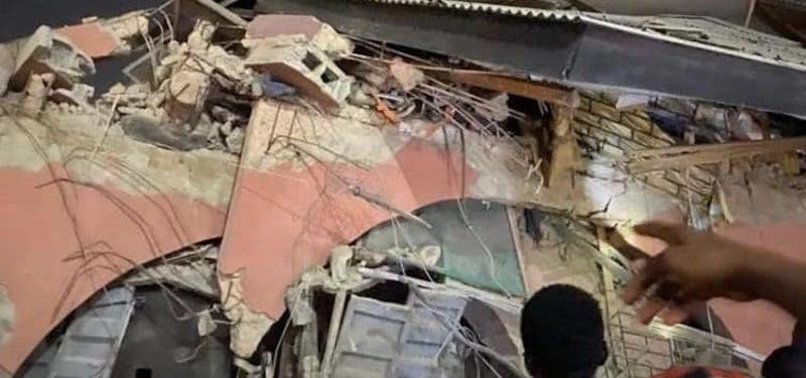 3-STORY BUILDING COLLAPSES IN NIGERIA’S LAGOS STATE