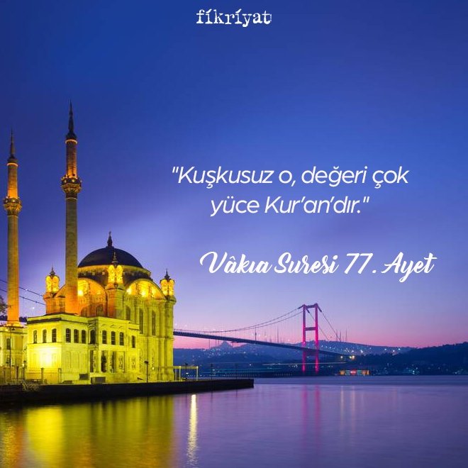 Vâkıa Suresi 75-96. Ayetler