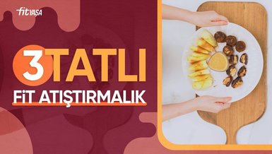 3 TATLI FİT ATIŞTIRMALIK 🍎🥜