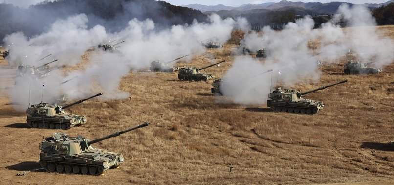 SOUTH KOREA CONDUCTS LARGE SCALE MILITARY DRILLS NEAR BORDER ISLANDS