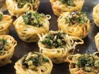 Patlıcanlı Spagetti Muffin
