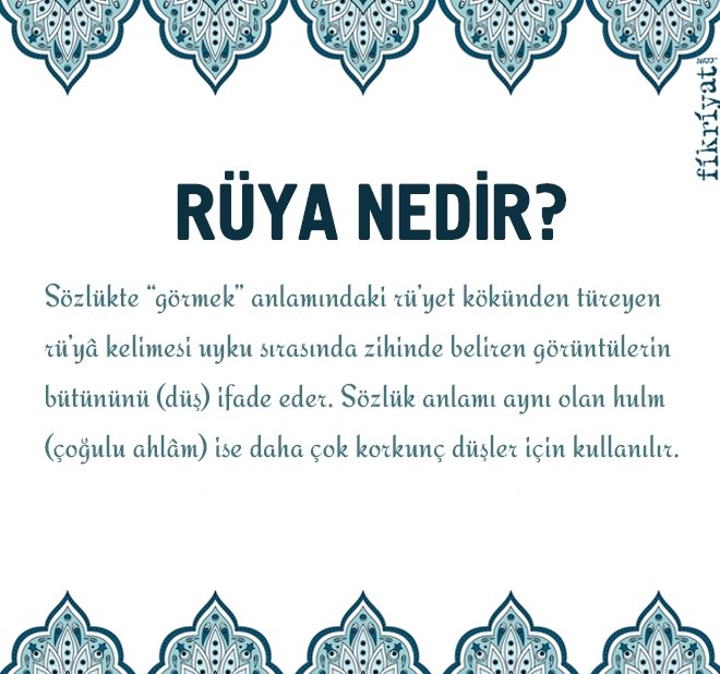 Rüyaların Anlamı Var Mıdır Rüyaların Anlamı Var Mıdır