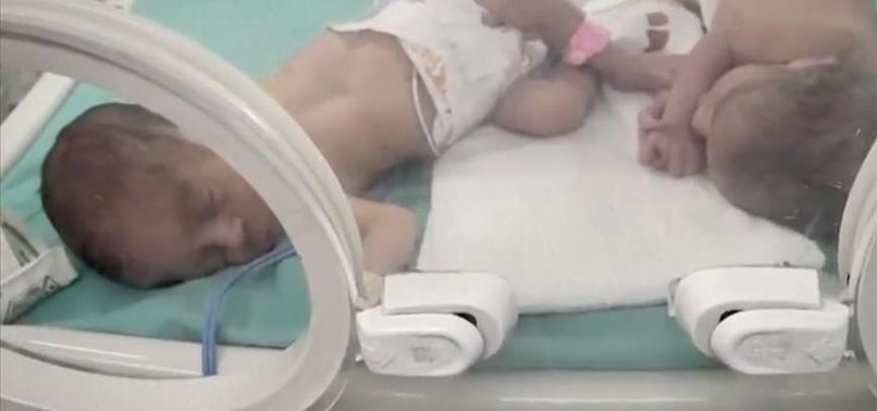 UNBORN BABY SAVED BY DOCTORS IN GAZA AFTER ISRAELI AIRSTRIKE