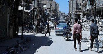 Destruction, traumatized residents in Syrian town of Douma