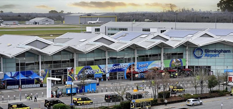 UK’S BIRMINGHAM AIRPORT TEMPORARILY SUSPENDS FLIGHTS AFTER SECURITY INCIDENT ON PLANE