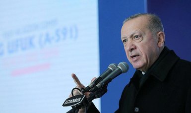 Erdoğan: Exports in defense industry lead Turkey to have a say in its region