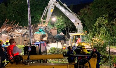 Search on for one buried after German house blast; three in hospital