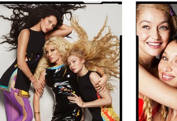 Versacenin Başrolleri Bella ve Gigi Hadid!