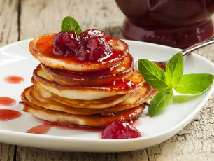 Süzme Peynirli Pankek