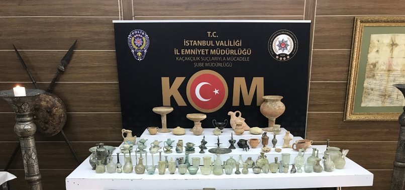 ISTANBUL POLICE SEIZE OVER 3,700 HISTORICAL ARTIFACTS
