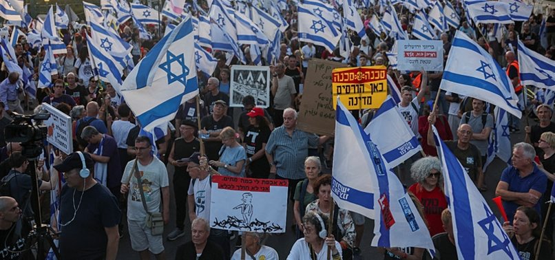 MORE PROTESTS AGAINST NETANYAHUS GOVERNMENT IN ISRAEL