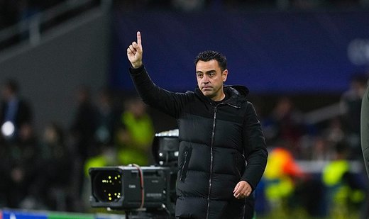 ’Very bad’ referee ended Barca’s challenge, says coach Xavi