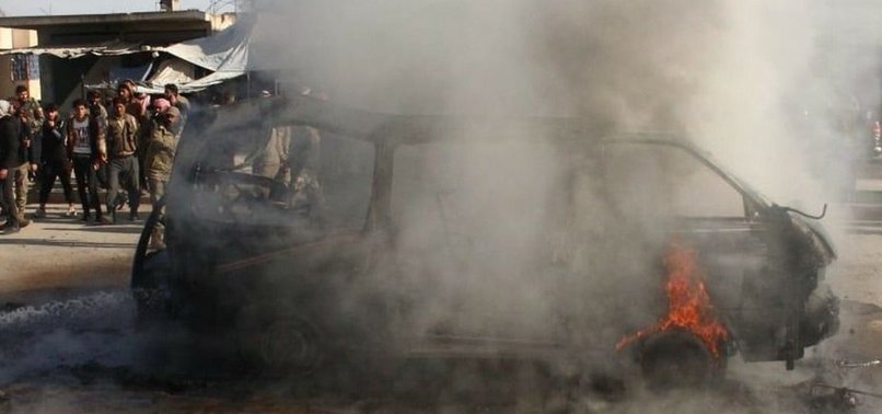 CAR BOMB EXPLODES IN VEGETABLE MARKET IN NORTHERN SYRIA, CLAIMING AT LEAST 4 LIVES