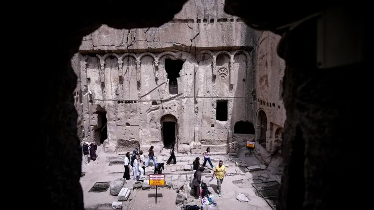 Gümüşler Monastery in Türkiye draws visitors with rare fresco