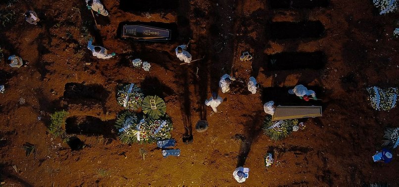 BRAZIL SEES 3,321 NEW COVID-19 DEATHS