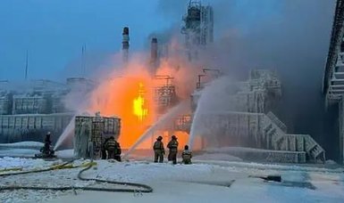 Fire breaks out at Russian gas terminal near St Petersburg