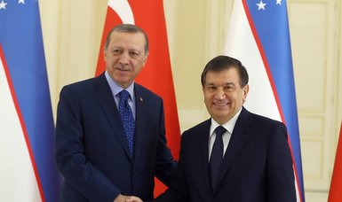 Turkish, Uzbek presidents discuss steps to enhance cooperation