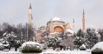 A blanket of snow covers Istanbul's amazing scenery