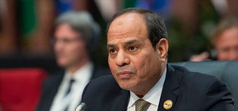 EGYPTS SISI HOLDS TALKS WITH ISRAELI COUNTERPART