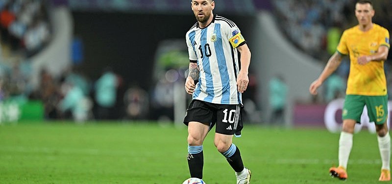 Lionel Messi plays in his 1,000th official match as a pro