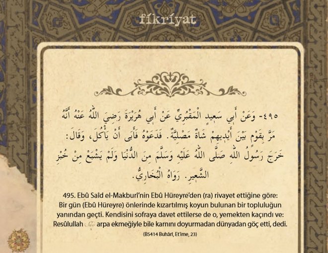 Sade yaşamaya dair 25 hadis
