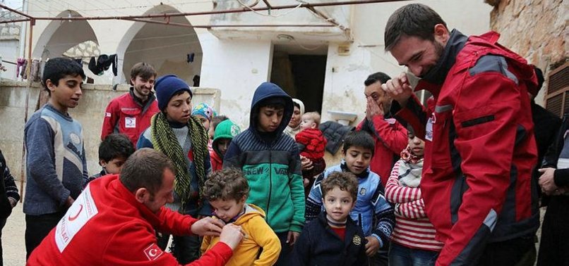 TURKISH RED CRESCENT CONTINUES AID TO SYRIA IN 2017