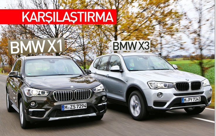 Karsilastirma Bmw X3 X1 Test Merkezi Haberleri