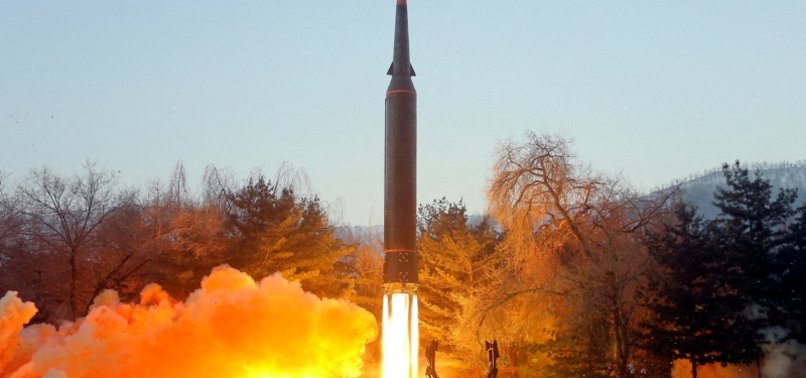 N.KOREA SAYS LEADER KIM ATTENDED SUCCESSFUL HYPERSONIC MISSILE TEST -YONHAP