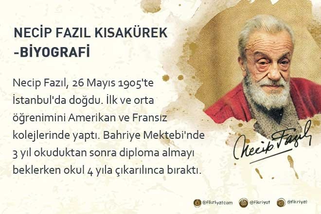 Necip Fazıl Kısakürek hayatı