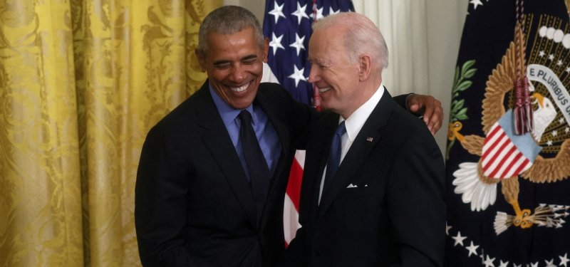 Biden, Obama put the band back together for a day