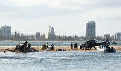 Two helicopters collide in Australia, killing four