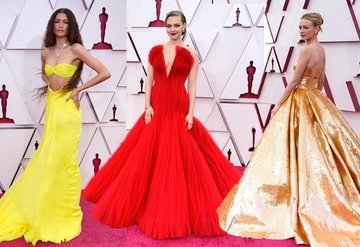2021 Oscar Kırmızı Halısında Şıklık Yarışı