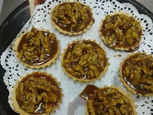 Cevizli Karemelli Tart
