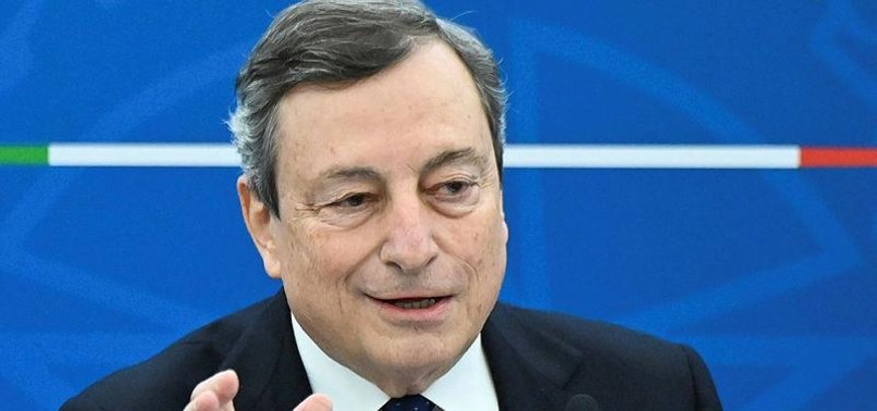 MARIO DRAGHI SAYS HE WILL RESIGN AS ITALIAN PRIME MINISTER