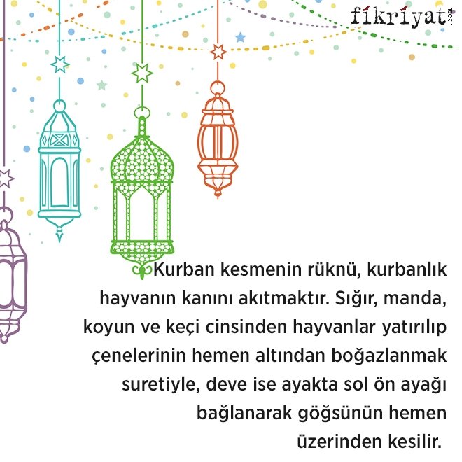 Kurban nasıl kesilir?