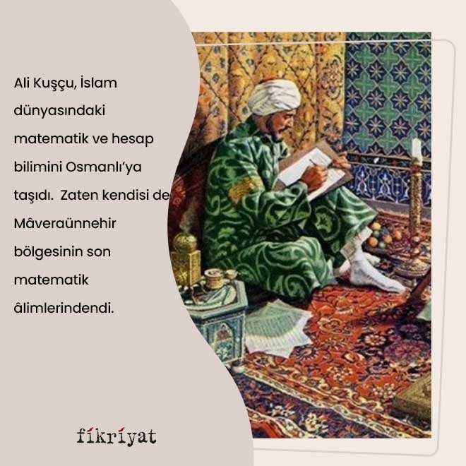 İSLAM DÜNYASINDAKİ GELİŞMELERİ OSMANLI’YA TAŞIDI