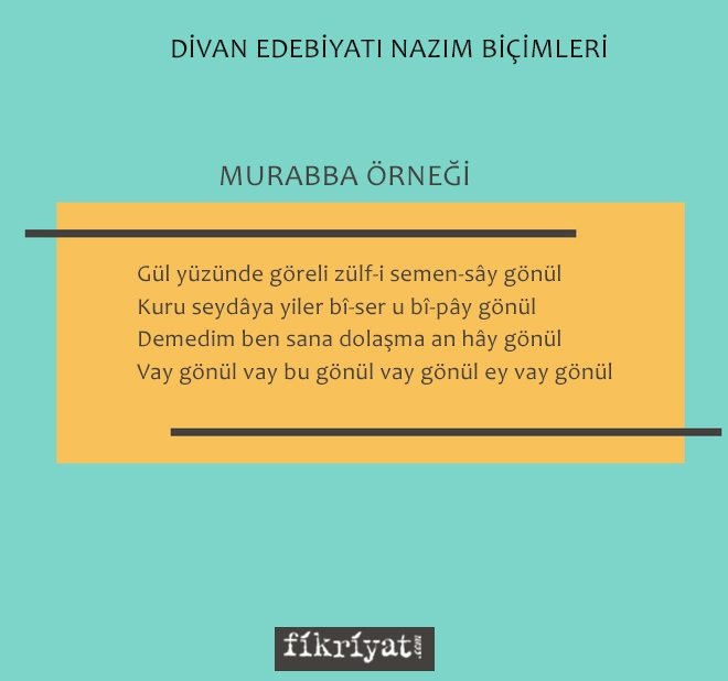 MURABBA NEDİR?MURABBA ÖRNEĞİ