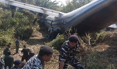 8 injured as Myanmar military plane skids off runway in India