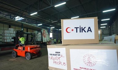 Turkish aid agency TIKA continues food aid to war-torn Gaza Strip