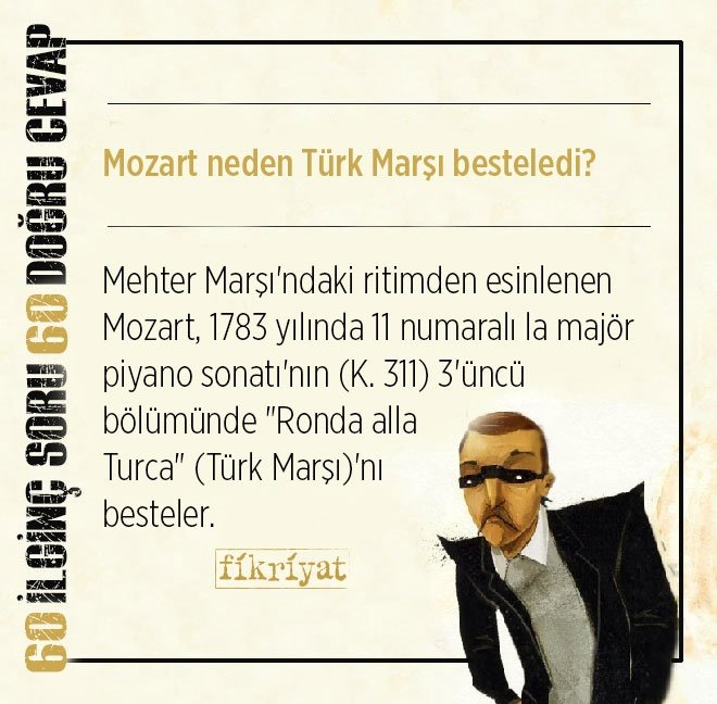 Mozart neden Türk Marşı besteledi?