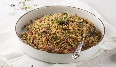 Past�rmal� bulgur pilav�